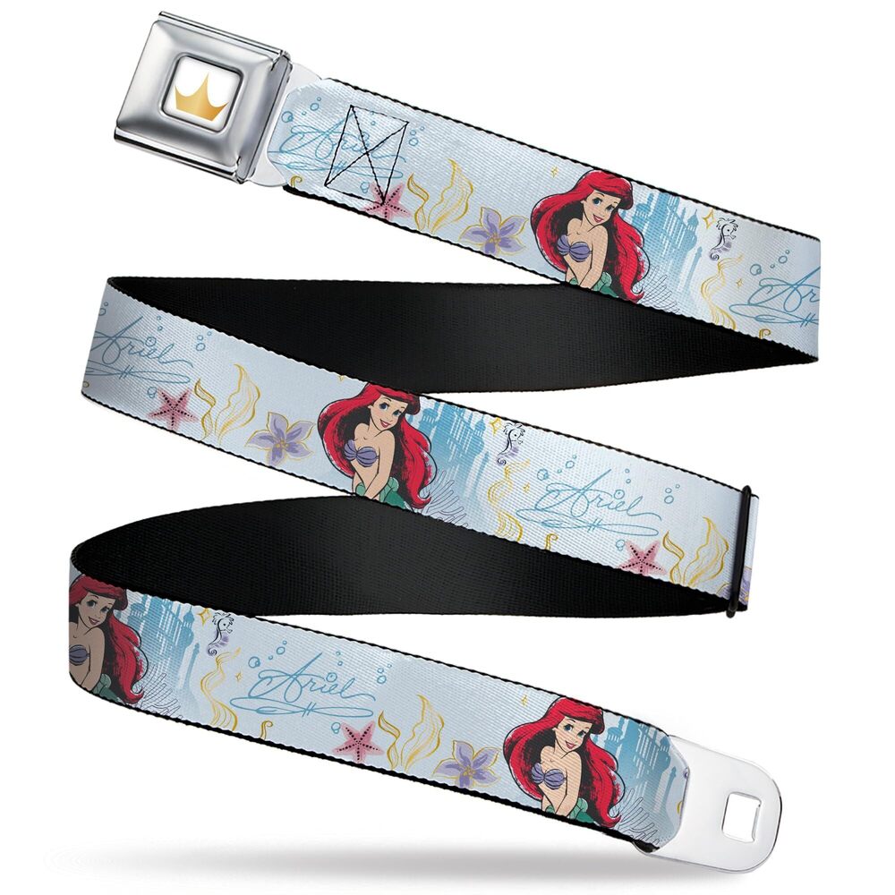 1088 unisex adult Seatbelt Little Mermaid Ariel Regular Belt, Little